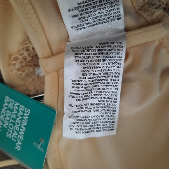 NWT H&M Bandeau Swim wear  top - Picture 6 of 6